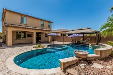 This pool home has new paint throughout the interior, custom on Verrado Golf Club  in Arizona - for sale on GolfHomes.com, golf home, golf lot