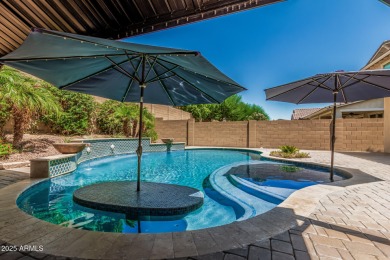 This pool home has new paint throughout the interior, custom on Verrado Golf Club  in Arizona - for sale on GolfHomes.com, golf home, golf lot