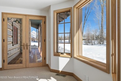 The only newly built cabin of its kind at Jackson Hole Golf & on Jackson Hole Golf and Tennis Club in Wyoming - for sale on GolfHomes.com, golf home, golf lot