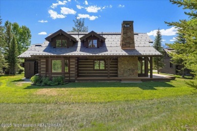 The only newly built cabin of its kind at Jackson Hole Golf & on Jackson Hole Golf and Tennis Club in Wyoming - for sale on GolfHomes.com, golf home, golf lot