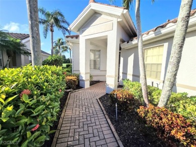 This beautifully maintained south-facing attached villa is on Fiddlesticks Country Club in Florida - for sale on GolfHomes.com, golf home, golf lot