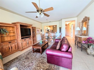 This beautifully maintained south-facing attached villa is on Fiddlesticks Country Club in Florida - for sale on GolfHomes.com, golf home, golf lot