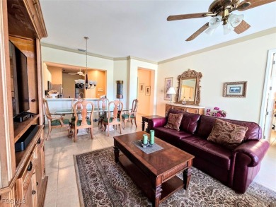 This beautifully maintained south-facing attached villa is on Fiddlesticks Country Club in Florida - for sale on GolfHomes.com, golf home, golf lot