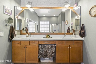 Welcome to this exceptional home in the gated Cottonfields on Southern Ridge Golf Club in Arizona - for sale on GolfHomes.com, golf home, golf lot