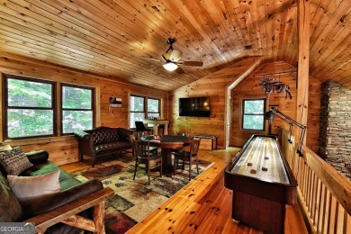 Welcome to this rare 4 bedroom, 3 1/2 bath LOG CABIN find in an on Bent Tree Golf Course in Georgia - for sale on GolfHomes.com, golf home, golf lot