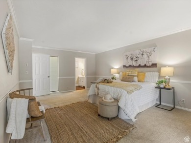 Experience serene living in this beautiful end-unit townhome on Bountiful Ridge Golf Course in Utah - for sale on GolfHomes.com, golf home, golf lot