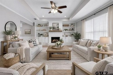 This beautifully maintained traditional-style home offers 3 on Hide-A-Way Lake Golf Course in Texas - for sale on GolfHomes.com, golf home, golf lot