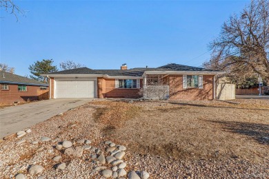 This delightful, well maintained brick ranch home offers a on Aurora Hills Golf Course in Colorado - for sale on GolfHomes.com, golf home, golf lot