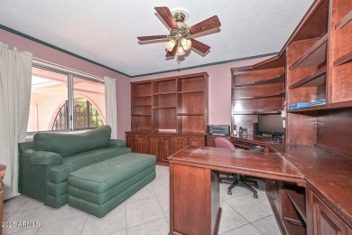RARE 4th Bedroom Option!  This upgraded N/S facing 3-bedroom on Union Hills Country Club in Arizona - for sale on GolfHomes.com, golf home, golf lot