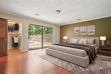 This charming Mid-Century home in Lithonia's Saddlewood on Mystery Valley Golf Course in Georgia - for sale on GolfHomes.com, golf home, golf lot