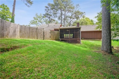 This charming Mid-Century home in Lithonia's Saddlewood on Mystery Valley Golf Course in Georgia - for sale on GolfHomes.com, golf home, golf lot