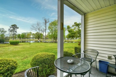 Best view in River Oaks! Fully furnished, first floor end unit on River Oaks Golf Plantation  in South Carolina - for sale on GolfHomes.com, golf home, golf lot