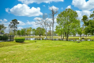 Best view in River Oaks! Fully furnished, first floor end unit on River Oaks Golf Plantation  in South Carolina - for sale on GolfHomes.com, golf home, golf lot