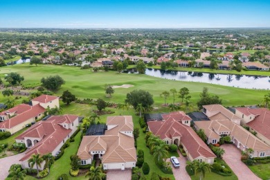 This gorgeous custom Lee Wetherington home is poised on one of on Lakewood Ranch Golf and Country Club in Florida - for sale on GolfHomes.com, golf home, golf lot