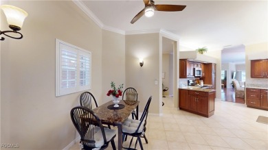 Welcome to this charming 2-bedroom, 2-bathroom villa with a den on Cypress Lake Country Club in Florida - for sale on GolfHomes.com, golf home, golf lot