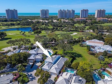 Discover tranquility in this exquisite Avignon model, a on Club at Pelican Bay Golf Course in Florida - for sale on GolfHomes.com, golf home, golf lot