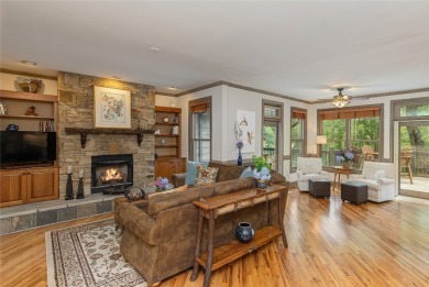 This one-of-a-kind, beautifully maintained four-bedroom on Lake Toxaway Country Club in North Carolina - for sale on GolfHomes.com, golf home, golf lot