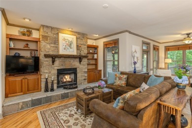This one-of-a-kind, beautifully maintained four-bedroom on Lake Toxaway Country Club in North Carolina - for sale on GolfHomes.com, golf home, golf lot