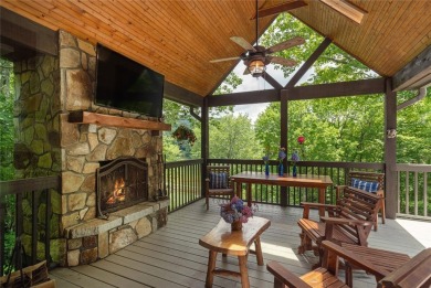 This one-of-a-kind, beautifully maintained four-bedroom on Lake Toxaway Country Club in North Carolina - for sale on GolfHomes.com, golf home, golf lot