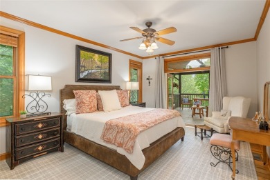 This one-of-a-kind, beautifully maintained four-bedroom on Lake Toxaway Country Club in North Carolina - for sale on GolfHomes.com, golf home, golf lot