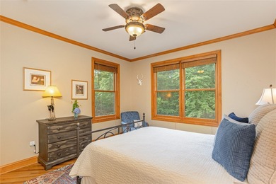 This one-of-a-kind, beautifully maintained four-bedroom on Lake Toxaway Country Club in North Carolina - for sale on GolfHomes.com, golf home, golf lot