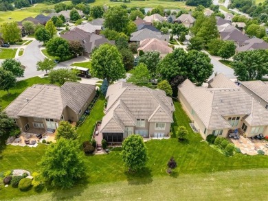 Welcome home to this wonderful reverse villa, a perfect blend of on Falcon Ridge Golf Course in Kansas - for sale on GolfHomes.com, golf home, golf lot