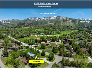 Bright and beautifully updated Steamboat Springs home just on Rollingstone Ranch Golf Club in Colorado - for sale on GolfHomes.com, golf home, golf lot