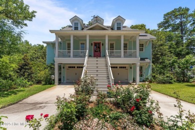 Coastal Elegance in The Arboretum - Custom-Built 4BR Home with on Oak Island Golf Club in North Carolina - for sale on GolfHomes.com, golf home, golf lot