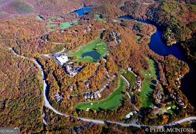Tucked away on a quiet, no-outlet street with minimal traffic on Waterfall Country Club in Georgia - for sale on GolfHomes.com, golf home, golf lot