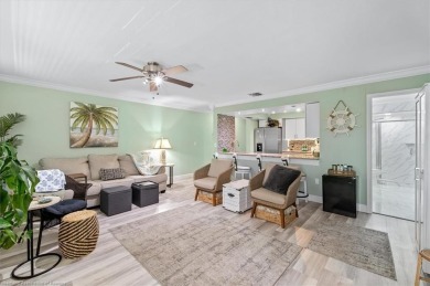 Welcome to this beautifully renovated 1-bedroom, 2-full-bathroom on Sun n Lake Golf and Country Club in Florida - for sale on GolfHomes.com, golf home, golf lot