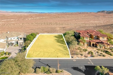 Build your dream home on this prime .53 ac elevated homesite in on South Shore At Lake Las Vegas in Nevada - for sale on GolfHomes.com, golf home, golf lot