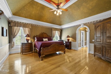 Nestled behind a private gated entrance and situated on 2.88 on Tri Cities Golf Club in Tennessee - for sale on GolfHomes.com, golf home, golf lot