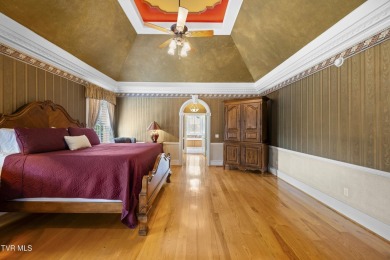 Nestled behind a private gated entrance and situated on 2.88 on Tri Cities Golf Club in Tennessee - for sale on GolfHomes.com, golf home, golf lot