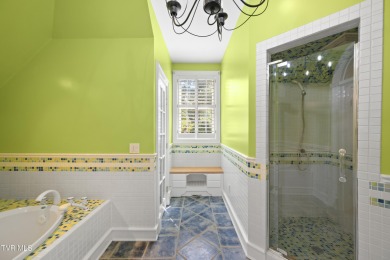 Nestled behind a private gated entrance and situated on 2.88 on Tri Cities Golf Club in Tennessee - for sale on GolfHomes.com, golf home, golf lot