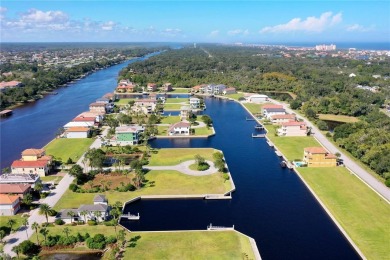 An exceptional offering in the gated, guard-secured Yacht Harbor on Hammock Dunes Club in Florida - for sale on GolfHomes.com, golf home, golf lot