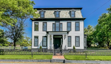 This exquisite reconstructed 143-year-old 3-story Victorian on Town and Country Golf Links in New Jersey - for sale on GolfHomes.com, golf home, golf lot