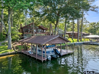 Enjoy breathtaking lake views from nearly every room in this on Hide-A-Way Lake Golf Course in Texas - for sale on GolfHomes.com, golf home, golf lot
