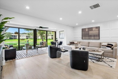 This contemporary townhouse, updated in 2022, effortlessly on Hunters Run Golf and Country Club in Florida - for sale on GolfHomes.com, golf home, golf lot