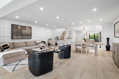 This contemporary townhouse, updated in 2022, effortlessly on Hunters Run Golf and Country Club in Florida - for sale on GolfHomes.com, golf home, golf lot