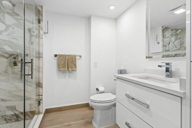 This contemporary townhouse, updated in 2022, effortlessly on Hunters Run Golf and Country Club in Florida - for sale on GolfHomes.com, golf home, golf lot