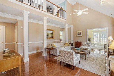 Prime End-Unit Townhome Overlooking the 7th Tee in Brier Creek on Brier Creek Country Club in North Carolina - for sale on GolfHomes.com, golf home, golf lot