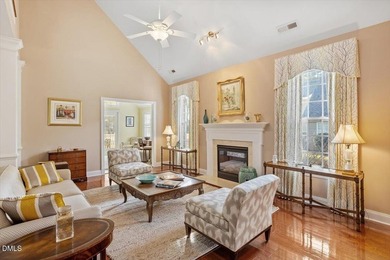 Prime End-Unit Townhome Overlooking the 7th Tee in Brier Creek on Brier Creek Country Club in North Carolina - for sale on GolfHomes.com, golf home, golf lot