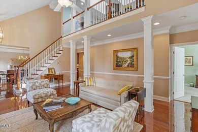 Prime End-Unit Townhome Overlooking the 7th Tee in Brier Creek on Brier Creek Country Club in North Carolina - for sale on GolfHomes.com, golf home, golf lot