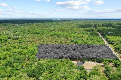Prime 5-Acre Lot in Desirable Golden Gate Estates, Naples. This on The Club At Twin Eagles in Florida - for sale on GolfHomes.com, golf home, golf lot