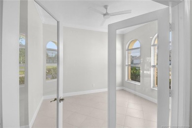 Beautiful and move-in ready CBS one-story pool home is privately on Eagle Marsh Golf Club in Florida - for sale on GolfHomes.com, golf home, golf lot