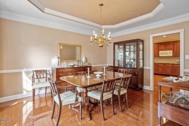 Prime End-Unit Townhome Overlooking the 7th Tee in Brier Creek on Brier Creek Country Club in North Carolina - for sale on GolfHomes.com, golf home, golf lot