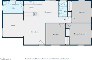 You will love this Updated 3 bedroom, 1.5 bath home conveniently on Estero Country Club in Florida - for sale on GolfHomes.com, golf home, golf lot