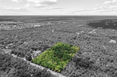 Prime 5-Acre Lot in Desirable Golden Gate Estates, Naples. This on The Club At Twin Eagles in Florida - for sale on GolfHomes.com, golf home, golf lot