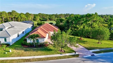 Beautiful and move-in ready CBS one-story pool home is privately on Eagle Marsh Golf Club in Florida - for sale on GolfHomes.com, golf home, golf lot