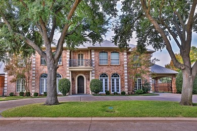 Wonderfully designed home with beautiful trees and lush on Mira Vista Country Club in Texas - for sale on GolfHomes.com, golf home, golf lot